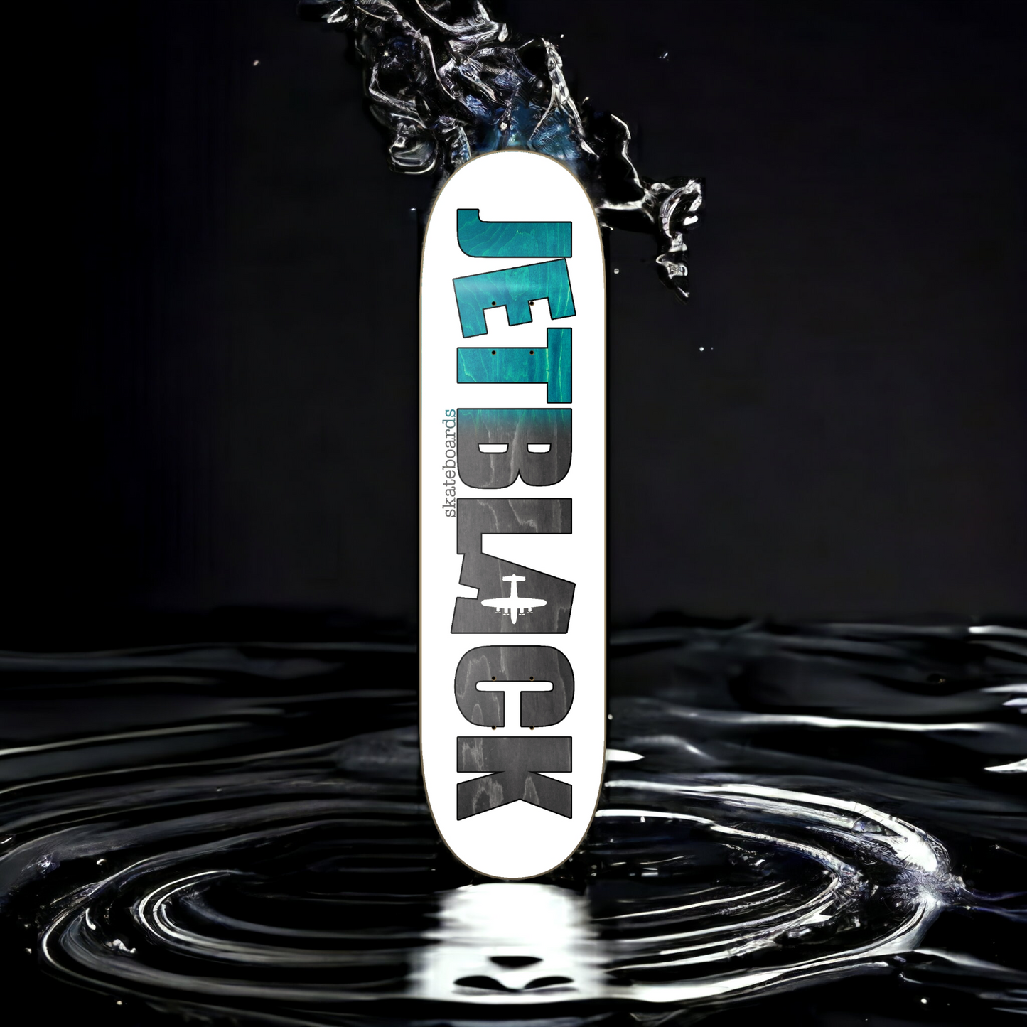 JetBlack - Team Board - "FADED LOGO" - Blue