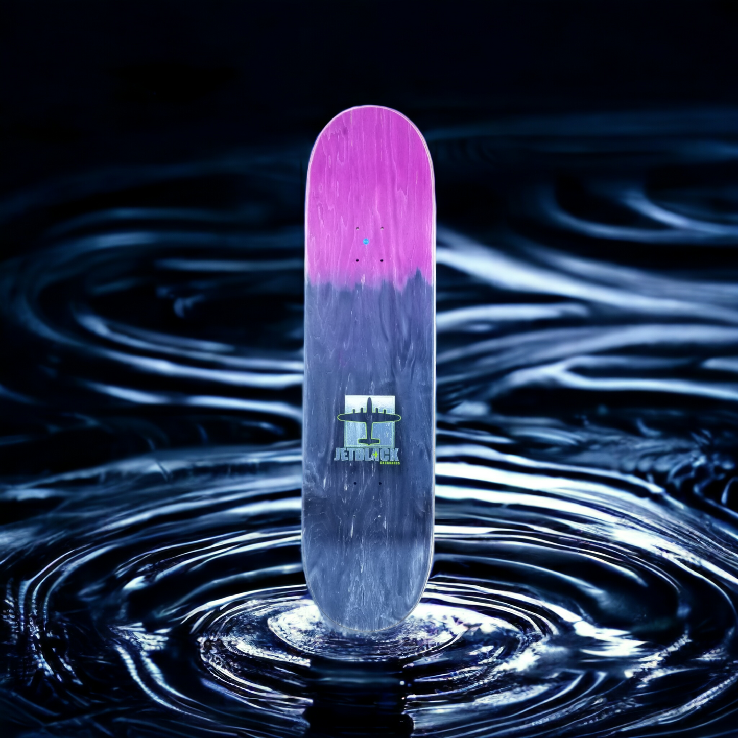 JetBlack - Team Board - "FADED LOGO" - Pink